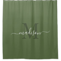 Customisable Initial & Name with Loden Green