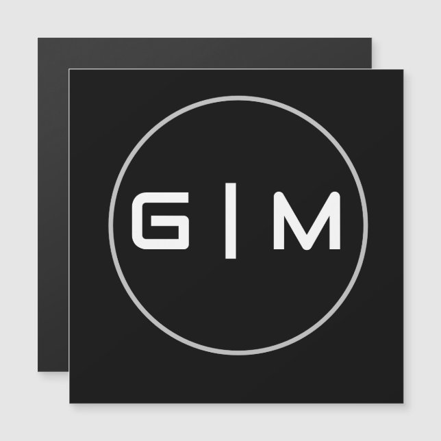 Customisable initials name (Front/Back)