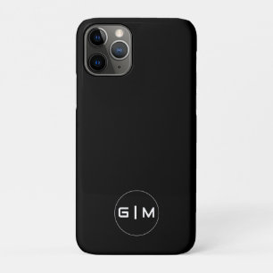 Customisable initials name iPhone 11 pro case