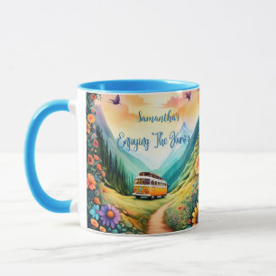 Customisable Inspiring Positive Vibe Quote.  Mug