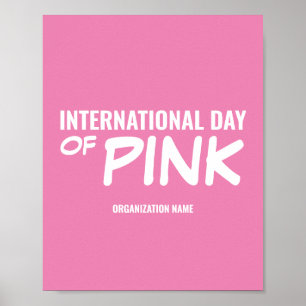 Customisable International Day of Pink Poster