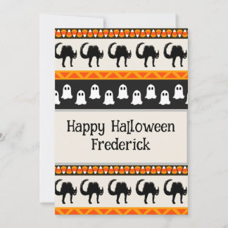 Customisable invitation for Halloween party.