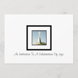 Customisable Invitation To A Celebration Of Life