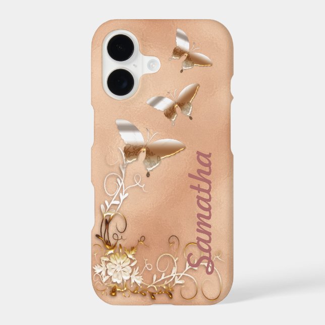 Customisable iPhone case barely there (Back)