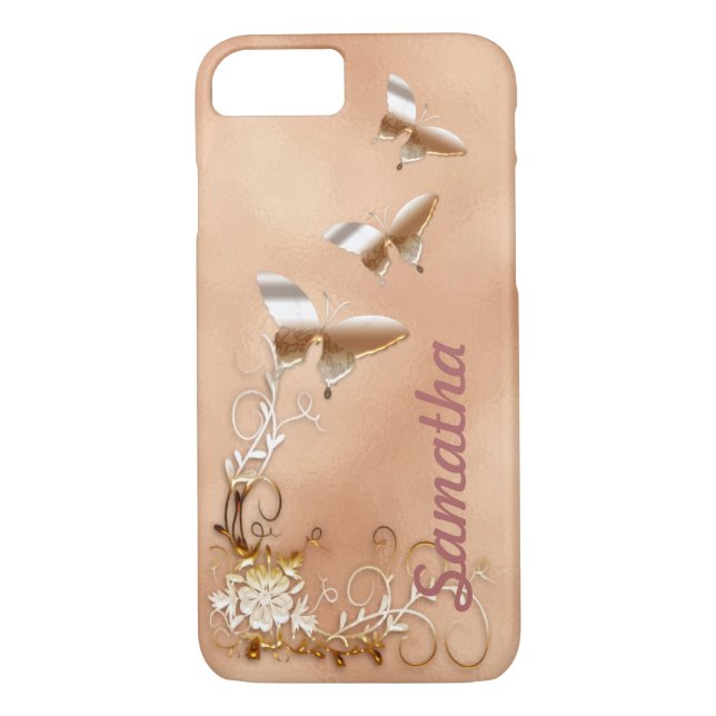 Customisable iPhone case barely there (Back)