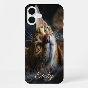 Customisable iPhone for Cat Lovers 16 Plus Case
