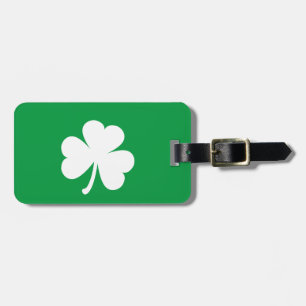 Customisable Irish Shamrock Luggage Tag