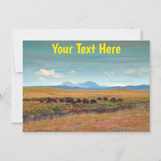 Customisable isle of Islay, Scotland card (Front)
