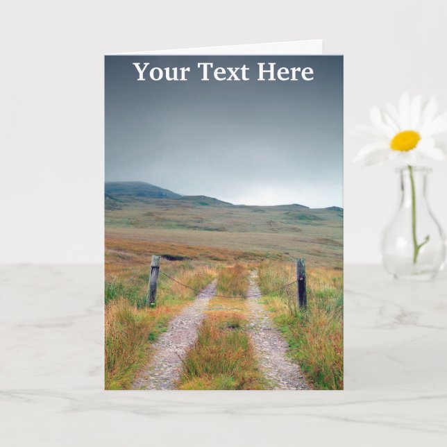 Customisable Isle of Jura, Scotland Card (Small Plant)