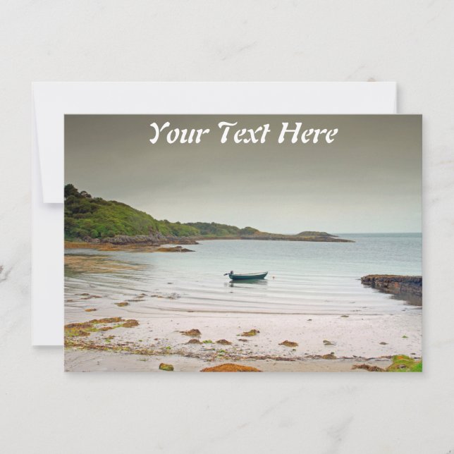 Customisable Isle of Jura, Scotland card (Front)