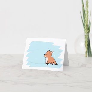 Customisable It Fookin Wimdy Fox Holiday Card