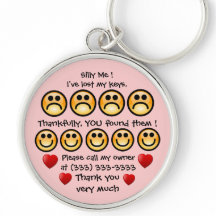 Customisable I've Lost My Keys Keychain