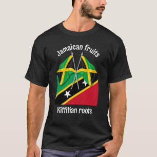 Customisable JAMAICA ST KITTS Dual Heritage T-Shirt