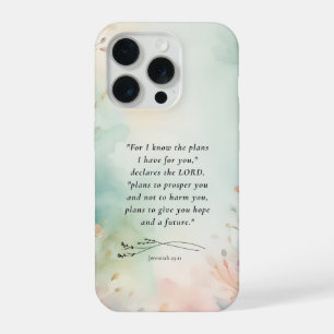 Customisable Jeremiah 29:11 Bible Verse iPhone 15 Pro Case