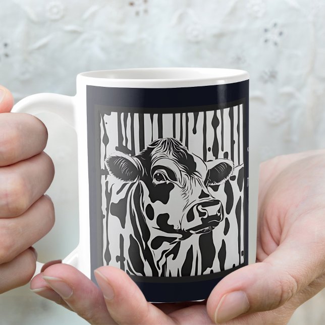 Customisable Jersey Cow  Coffee Mug (Creator Uploaded)