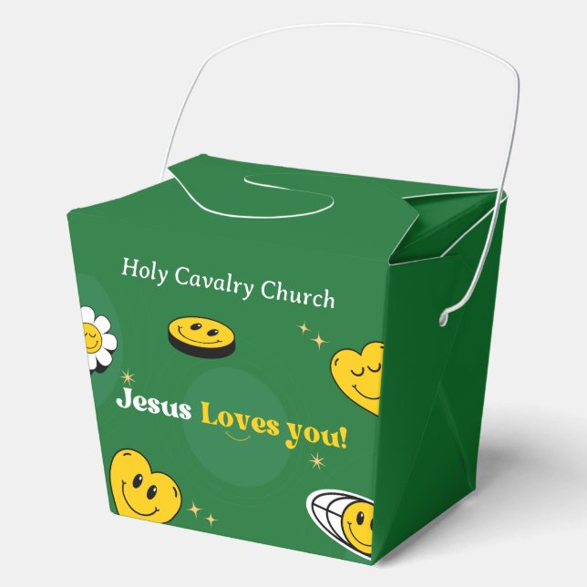 Customisable Jesus Loves You Favour Box (Front)