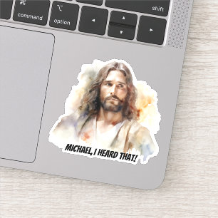 Customisable Jesus portrait - I heard that 