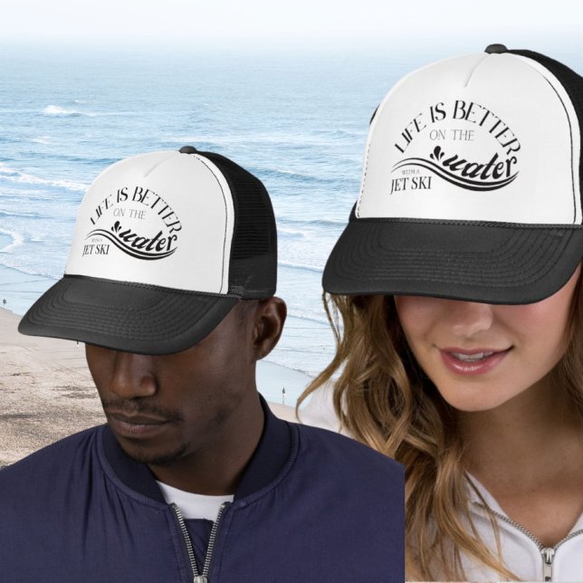 Customisable jet ski sup canoe kayak boat  trucker hat (Creator Uploaded)