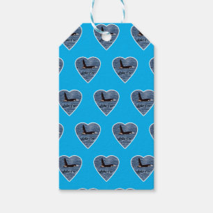 Customisable John Coe Orca Killer Whale Blue Gift Tags