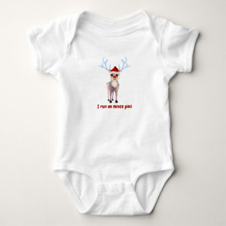 Customisable Jolly Rudolf Baby Bodysuit