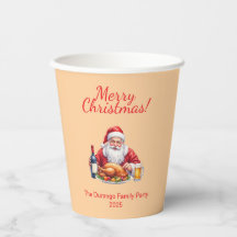 Customisable Jolly Santa Claus Christmas Party