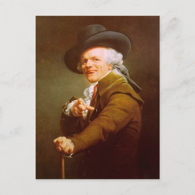 Customisable Joseph Ducreux Postcard (Front)