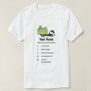 Customisable junk waste removal company T-Shirt