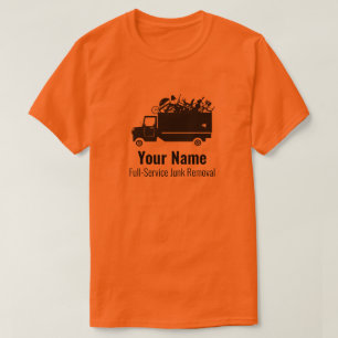 Customisable junk waste removal company yellow T-Shirt