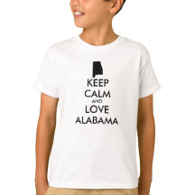 Customisable KEEP CALM and LOVE ALABAMA