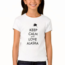 Customisable KEEP CALM and LOVE ALASKA