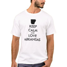 Customisable KEEP CALM and LOVE ARKANSAS