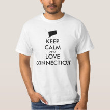 Customisable KEEP CALM and LOVE CONNECTICUT