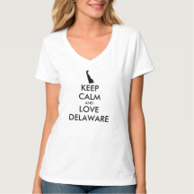 Customisable KEEP CALM and LOVE DELAWARE