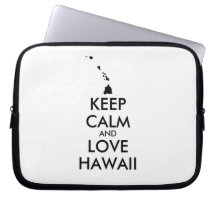 Customisable KEEP CALM and LOVE HAWAII