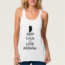 Customisable KEEP CALM and LOVE INDIANA