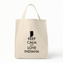 Customisable KEEP CALM and LOVE INDIANA