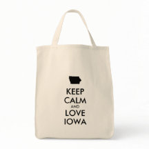 Customisable KEEP CALM and LOVE IOWA