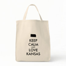Customisable KEEP CALM and LOVE KANSAS
