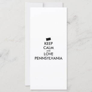 Customisable KEEP CALM and LOVE PENNSYLVANIA