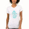 Customisable Keep Calm Shirt for women | Turquoise