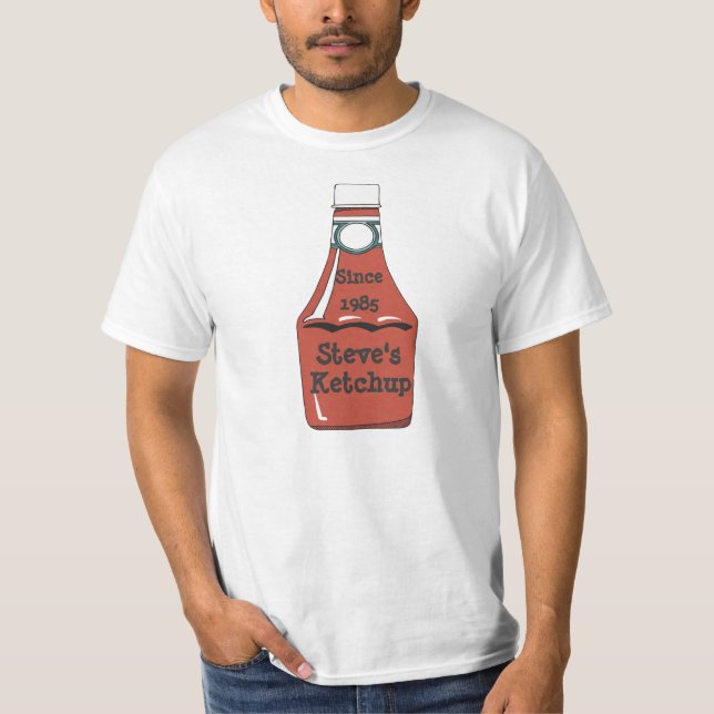 Customisable Ketchup Bottle Shirt (Front)