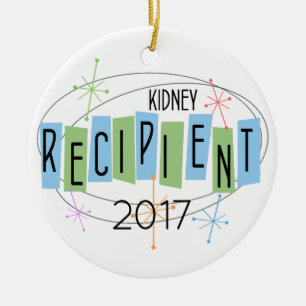 Customisable Kidney Recipient with Custom Photo Ceramic Tree Decoration