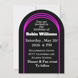 Customisable Kids Birthday Invitation   Editable 