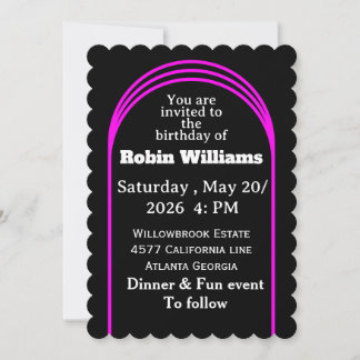 Customisable Kids Birthday Invitation | Editable 