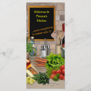 Customisable Kitchen Menu