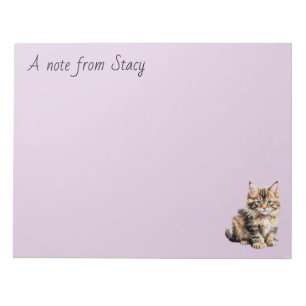 Customisable Kitten Notepad