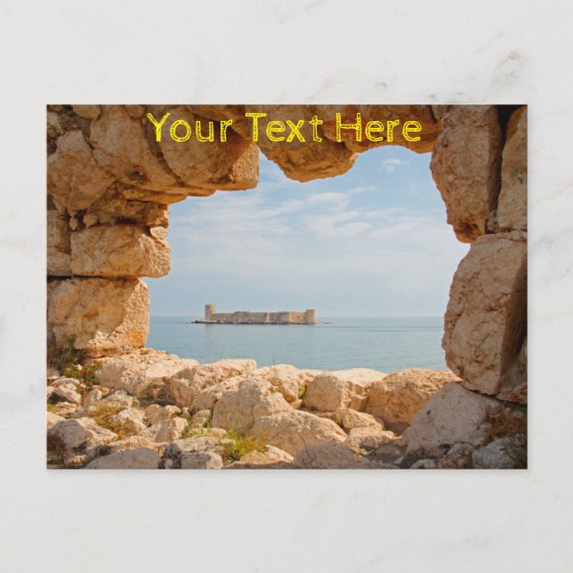 Customisable Kizkalesi, Turkey Postcard (Front)