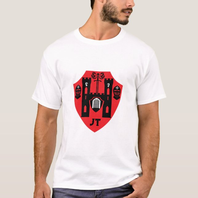 Customisable Knights Shield T-Shirt (Front)