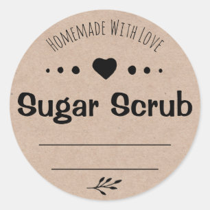 Customisable Label For Sugar Scrub