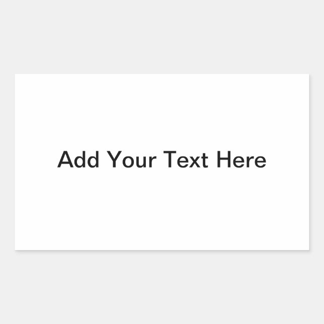 Customisable Label Template (Front)